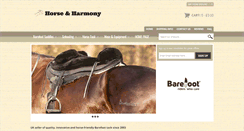 Desktop Screenshot of horseandharmony.co.uk