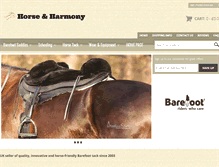 Tablet Screenshot of horseandharmony.co.uk